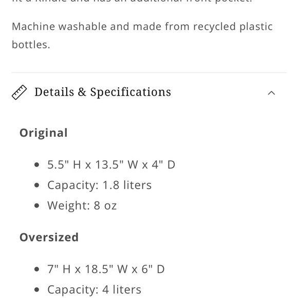 Canvelle Classic Crossbody Bag/Fanny Pack - Picture 8 of 9